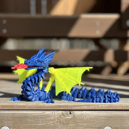 Mechanical Dragon with Wings