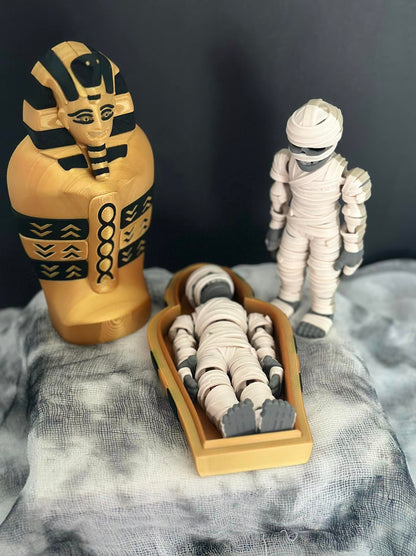 Mummy and Sarcophagus